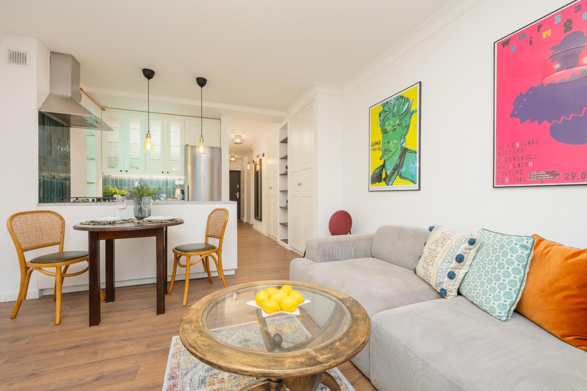 Marszalkowska Stylish Apartment With Balcony Warsaw Center By Noclegi Renters Exterior photo
